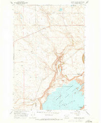 Barker Canyon Washington Historical topographic map, 1:24000 scale, 7.5 X 7.5 Minute, Year 1968