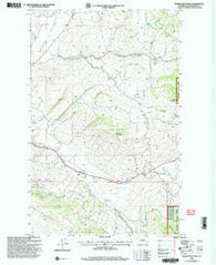 Barker Mountain Washington Historical topographic map, 1:24000 scale, 7.5 X 7.5 Minute, Year 2001
