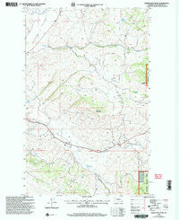 Barker Mountain Washington Historical topographic map, 1:24000 scale, 7.5 X 7.5 Minute, Year 2001