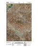 Barker Mountain Washington Historical topographic map, 1:24000 scale, 7.5 X 7.5 Minute, Year 2011
