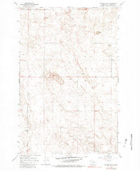 Barnes Butte Washington Historical topographic map, 1:24000 scale, 7.5 X 7.5 Minute, Year 1968