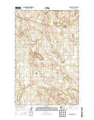 Barnes Butte Washington Current topographic map, 1:24000 scale, 7.5 X 7.5 Minute, Year 2014