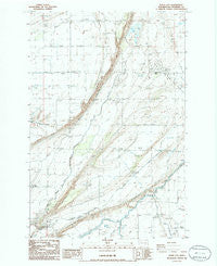 Basin City Washington Historical topographic map, 1:24000 scale, 7.5 X 7.5 Minute, Year 1986
