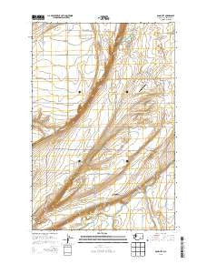 Basin City Washington Current topographic map, 1:24000 scale, 7.5 X 7.5 Minute, Year 2013