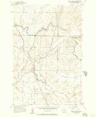 Bassett Junction Washington Historical topographic map, 1:24000 scale, 7.5 X 7.5 Minute, Year 1956