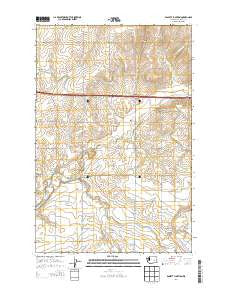 Bassett Junction Washington Current topographic map, 1:24000 scale, 7.5 X 7.5 Minute, Year 2014