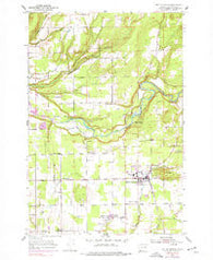 Battle Ground Washington Historical topographic map, 1:24000 scale, 7.5 X 7.5 Minute, Year 1954