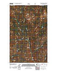Bauerman Ridge Washington Historical topographic map, 1:24000 scale, 7.5 X 7.5 Minute, Year 2011