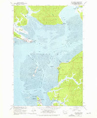Bay Center Washington Historical topographic map, 1:24000 scale, 7.5 X 7.5 Minute, Year 1957