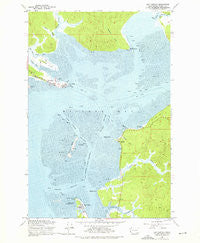 Bay Center Washington Historical topographic map, 1:24000 scale, 7.5 X 7.5 Minute, Year 1957