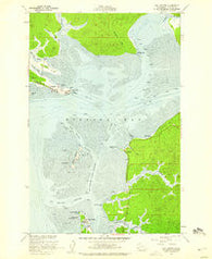 Bay Center Washington Historical topographic map, 1:24000 scale, 7.5 X 7.5 Minute, Year 1957