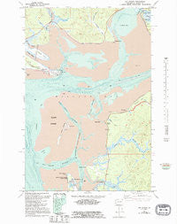 Bay Center Washington Historical topographic map, 1:24000 scale, 7.5 X 7.5 Minute, Year 1957