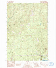 Beacon Rock Washington Historical topographic map, 1:24000 scale, 7.5 X 7.5 Minute, Year 1986