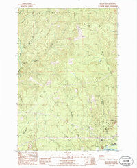 Beacon Rock Washington Historical topographic map, 1:24000 scale, 7.5 X 7.5 Minute, Year 1986