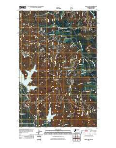 Bead Lake Washington Historical topographic map, 1:24000 scale, 7.5 X 7.5 Minute, Year 2011