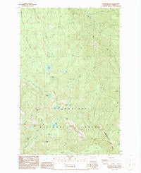 Bearhead Mtn Washington Historical topographic map, 1:24000 scale, 7.5 X 7.5 Minute, Year 1986