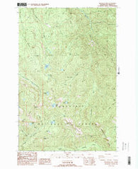 Bearhead Mtn Washington Historical topographic map, 1:24000 scale, 7.5 X 7.5 Minute, Year 1986