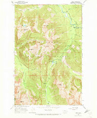 Bedal Washington Historical topographic map, 1:24000 scale, 7.5 X 7.5 Minute, Year 1966