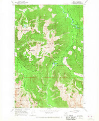 Bedal Washington Historical topographic map, 1:24000 scale, 7.5 X 7.5 Minute, Year 1966
