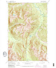 Bedal Washington Historical topographic map, 1:24000 scale, 7.5 X 7.5 Minute, Year 1966