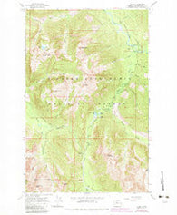 Bedal Washington Historical topographic map, 1:24000 scale, 7.5 X 7.5 Minute, Year 1966