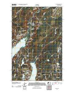 Belfair Washington Historical topographic map, 1:24000 scale, 7.5 X 7.5 Minute, Year 2011