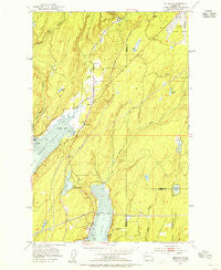 Belfair Washington Historical topographic map, 1:24000 scale, 7.5 X 7.5 Minute, Year 1953
