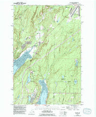 Belfair Washington Historical topographic map, 1:24000 scale, 7.5 X 7.5 Minute, Year 1953