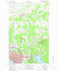 Bellingham North Washington Historical topographic map, 1:24000 scale, 7.5 X 7.5 Minute, Year 1954