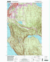 Bellingham South Washington Historical topographic map, 1:24000 scale, 7.5 X 7.5 Minute, Year 1998