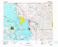 Bellingham Washington Historical topographic map, 1:100000 scale, 30 X 60 Minute, Year 1975
