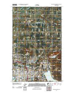 Bellingham North Washington Historical topographic map, 1:24000 scale, 7.5 X 7.5 Minute, Year 2011