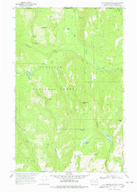 Belshazzar Mtn Washington Historical topographic map, 1:24000 scale, 7.5 X 7.5 Minute, Year 1969