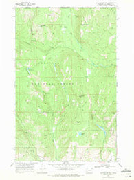 Belshazzar Mtn Washington Historical topographic map, 1:24000 scale, 7.5 X 7.5 Minute, Year 1969
