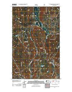 Belshazzar Mountain Washington Historical topographic map, 1:24000 scale, 7.5 X 7.5 Minute, Year 2011