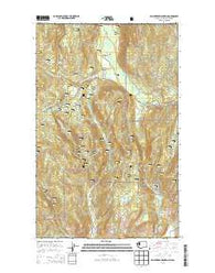 Belshazzar Mountain Washington Current topographic map, 1:24000 scale, 7.5 X 7.5 Minute, Year 2014