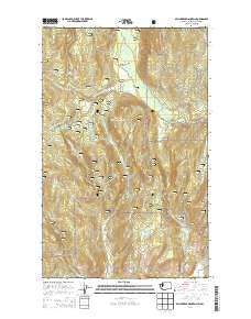 Belshazzar Mountain Washington Current topographic map, 1:24000 scale, 7.5 X 7.5 Minute, Year 2014