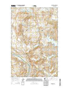 Belvedere Washington Current topographic map, 1:24000 scale, 7.5 X 7.5 Minute, Year 2014