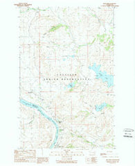 Belvedere Washington Historical topographic map, 1:24000 scale, 7.5 X 7.5 Minute, Year 1989