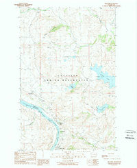 Belvedere Washington Historical topographic map, 1:24000 scale, 7.5 X 7.5 Minute, Year 1989
