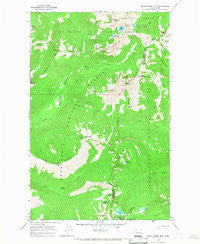 Bench Mark Mtn Washington Historical topographic map, 1:24000 scale, 7.5 X 7.5 Minute, Year 1965