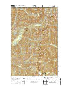 Benchmark Mountain Washington Current topographic map, 1:24000 scale, 7.5 X 7.5 Minute, Year 2014