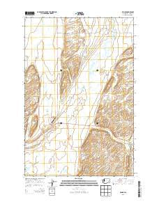 Benge Washington Current topographic map, 1:24000 scale, 7.5 X 7.5 Minute, Year 2013