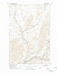 Benge Washington Historical topographic map, 1:62500 scale, 15 X 15 Minute, Year 1950