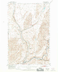 Benge Washington Historical topographic map, 1:62500 scale, 15 X 15 Minute, Year 1950