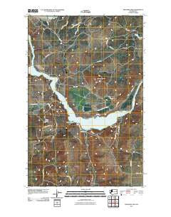 Benjamin Lake Washington Historical topographic map, 1:24000 scale, 7.5 X 7.5 Minute, Year 2011