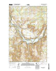 Benjamin Lake Washington Current topographic map, 1:24000 scale, 7.5 X 7.5 Minute, Year 2013