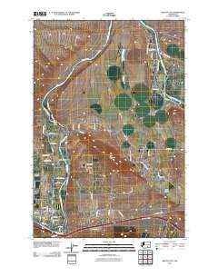 Benton City Washington Historical topographic map, 1:24000 scale, 7.5 X 7.5 Minute, Year 2011