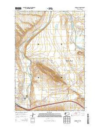 Benton City Washington Current topographic map, 1:24000 scale, 7.5 X 7.5 Minute, Year 2013