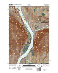 Beverly Washington Historical topographic map, 1:24000 scale, 7.5 X 7.5 Minute, Year 2011